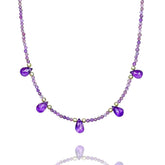уронить~ Amethyst Necklace
